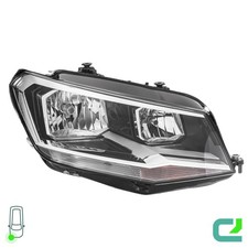 Hauptscheinwerfer rechts 12 V H21W Halogen HELLA für u.a. VW Caddy IV-polig