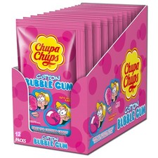 (70,76€/1kg) Chupa Chups Kaugummi-Watte Tutti-Frutti, Bubble Gum 12 Beutel