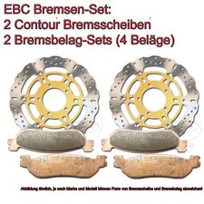 Ebc bremsen set md4155xc - bremsen, 2x