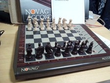 Schachcomputer Novag Accord,Anleitung,Netzteil,Ovp Top Kult