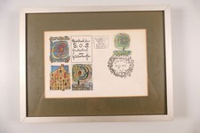 Ersttagsbrief Hundertwasser Österreich gerahmt 11.12.1975 Wien