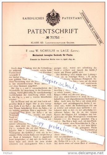 Original patent w schulze - original,