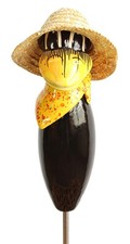 Gartenfigur rabe aus keramik - gartenfigur,