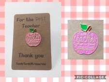 Lehrer/TA Geschenk rosa Apfel