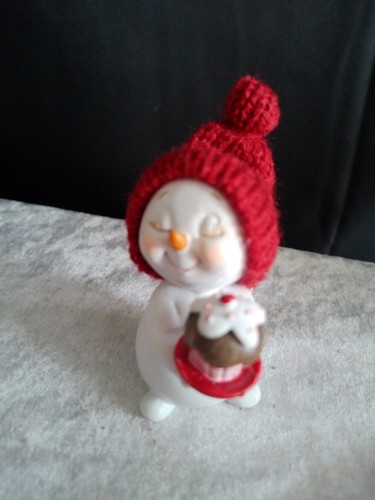 Deko-Figur/neu/Schneemann/klei