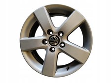 1x Alufelge 16 Zoll 6.5" 5x112 50ET 1T0601025M VW Caddy V Passat Golf VI Touran