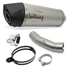 Endschalldämpfer LeoVince SLIP-ON SBK LV ONE EVO, Edelstahl, Carbon Kappe