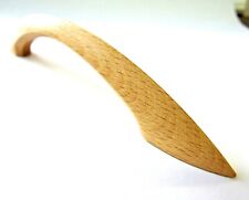 Möbelgriff Buche lackiert BA = 128 mm M4 Gewindebuchse Holzgriff  