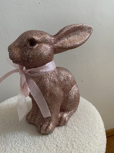 Glitzer deko osterhase figur - osterhase,