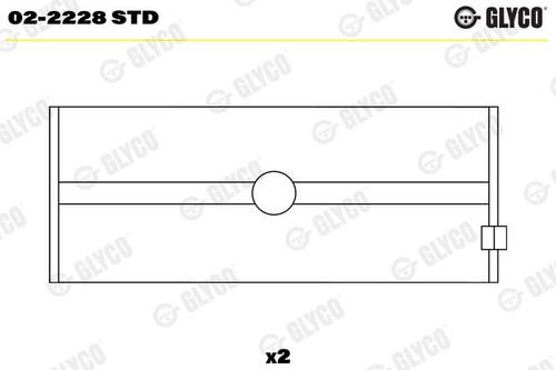 Glyco hauptlager 2228 std - glyco, 02-2228