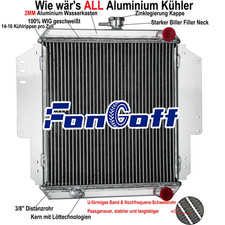 Aluminium Kühler Für 81-2004 Suzuki Sierra SJ410 SJ413 Samurai 1,0 1,3 1984