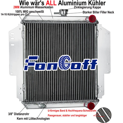 Aluminium kühler für suzuki - kühler,