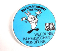 HR Hessischer Rundfunk Werbung Button Onkel Otto 70er Jahre