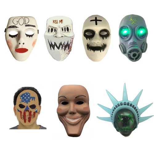 The purge maske latex grinsen - the,