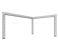 Mobiler Messe Stand in "L"