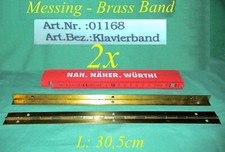 2x 30,5 cm Scharnier Messing Klavierband Scharnierband Türband Brass Piano Hinge