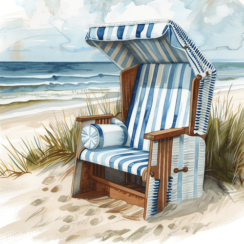 Wandbild urlaub strand - wandbild,