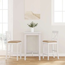 Barhocker mit Kissen 2 Stk