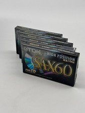 5x TDK SA 60 Kassette Tapes