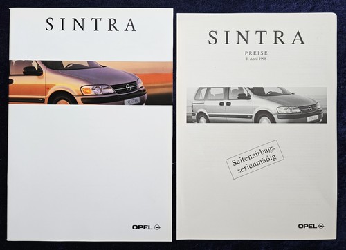 Opel sintra prospekt 1998 - opel, 2.1998