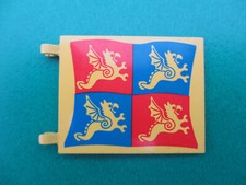 Lego Ritter Burg Fahne Flagge 2525px5 Black Knights Castle 6086 (210324E2)