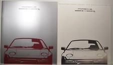 Porsche 928 S4 928 GT Prospekt, Serien- und Mehrausstattung Daten 2-teilig 1990