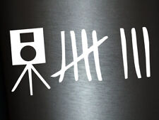 Plott Aufkleber Blitzer Strichliste Abschussliste Sticker Tuning Turbo Fun