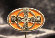 LÖBRO, AUTOZULIEFERER auch VW und Porsche, Anstecknadel, Metall geprägt + Lack