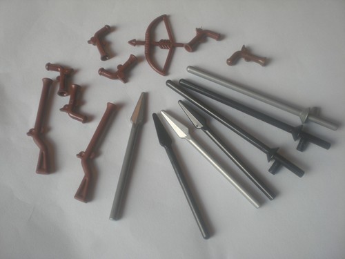 16x lego waffen konvolut speer - konvolut,
