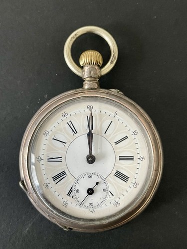 Antike taschenuhr silber - taschenuhr, 800