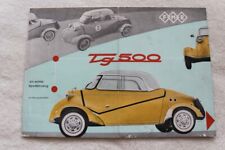 32B 601 FMR Messerschmitt Kabinenroller TG 500 Prospekt Brochure