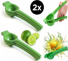 2 X ALU ZITRONENPRESSER ZITRUSENTSAFTER PRESSE LIMETTE MANUELL FRUCHTSAFT SQ