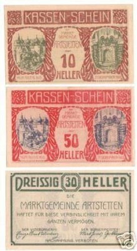 Banknoten notgeld - 3,