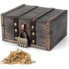 Holz Schatztruhe, Schatzkiste