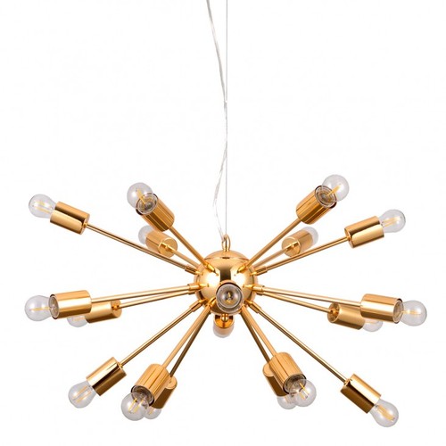 Gold moderne vintage leuchter - gold,