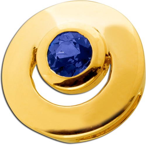 Tansanit anhänger gold 585 - anhänger,