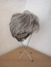 Perücke Damen Grau Mittelkurz