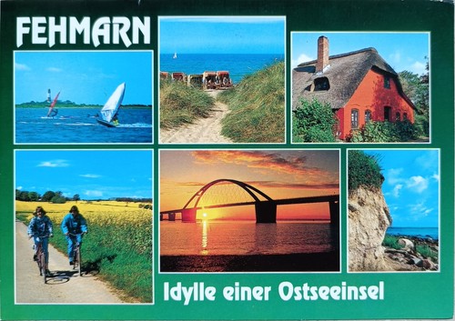 Ansichtskarte ostseeinsel - ansichtskarte,
