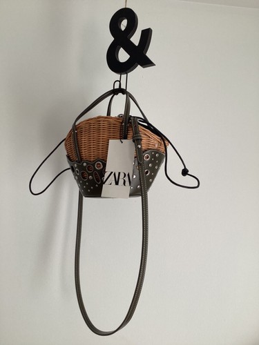 Zara rattan basket bag - rattan,