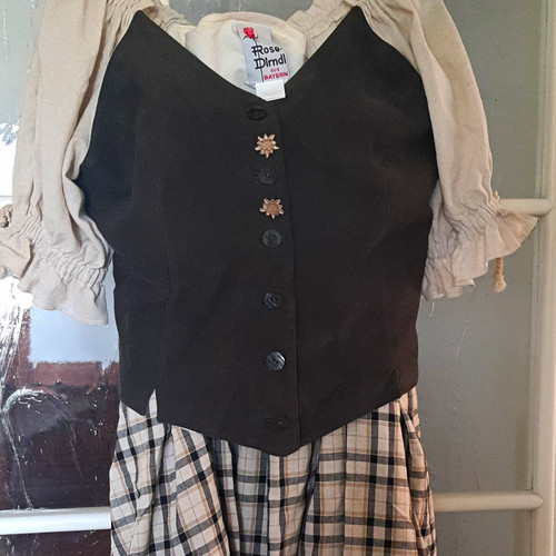 Rose dirndl gr 48 - ,