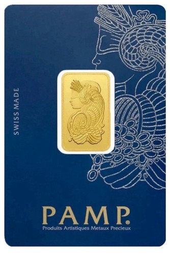 Goldbarren pamp lady fortuna - lady,