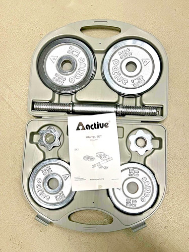 Chrom hanteln set active - set,