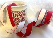 Bertie's Bows FESTLICHES FILZBAND Weihnachtsgeschenk - Luxus Filzband 25 & 38 mm