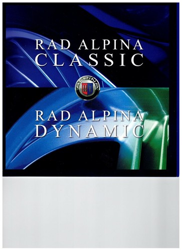Prospekt original rad alpina - prospekt,