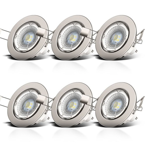 Led einbaustrahler dimmbar - 6x,