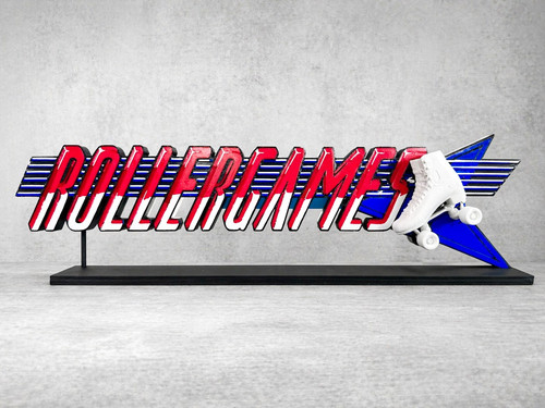Rollergames pinball topper - pinball,