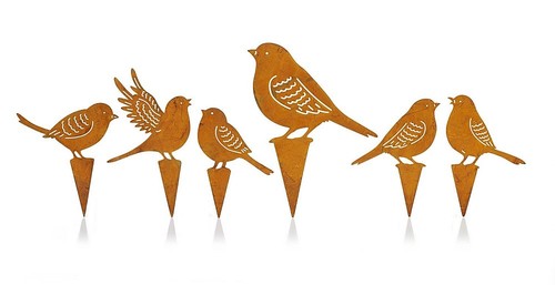 Edelrost dekostecker vögel - edelrost,