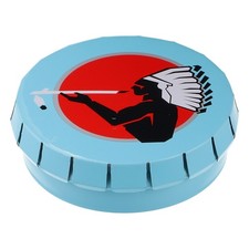 American Spirit Zigaretten Aschenbecher Strandascher Blechdose Mini Blau