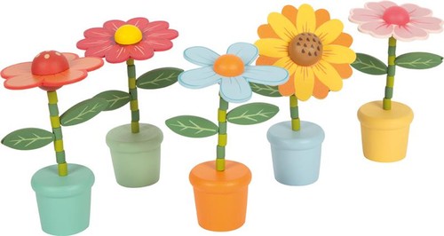 Display drückfiguren blumen - display,