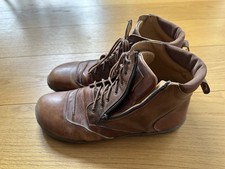ZAQQ Herrenschuhe, Größe 46, Halbhoch, Nappa-Leder, Hellbraun, Barfußschuhe